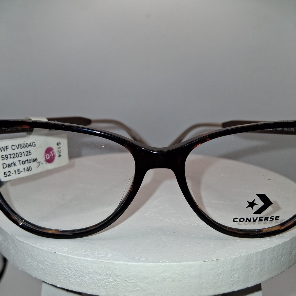Converse Eyeglasses Frame Dark Tortoise Color CV5004 52 15 140